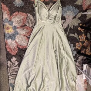 Chic Light Green Maxi Dress